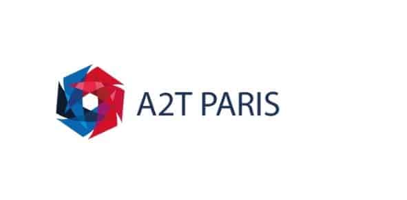 Logo A2T Paris avec l'étoile du logo ACI GROUPE