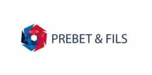 Logo Prébet & Fils avec l'étoile du logo ACI GROUPE