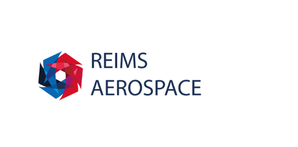 Logo Reims Aérospace avec l'étoile du logo ACI GROUPE